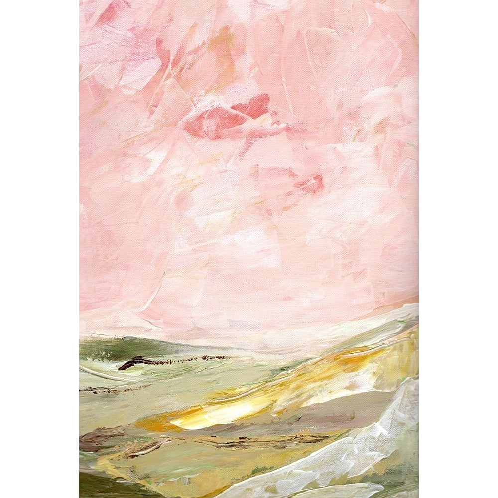 Green and Pink Hills II Poster Print - Marcy Chapman-VARPDXRB17228MCH Image 1