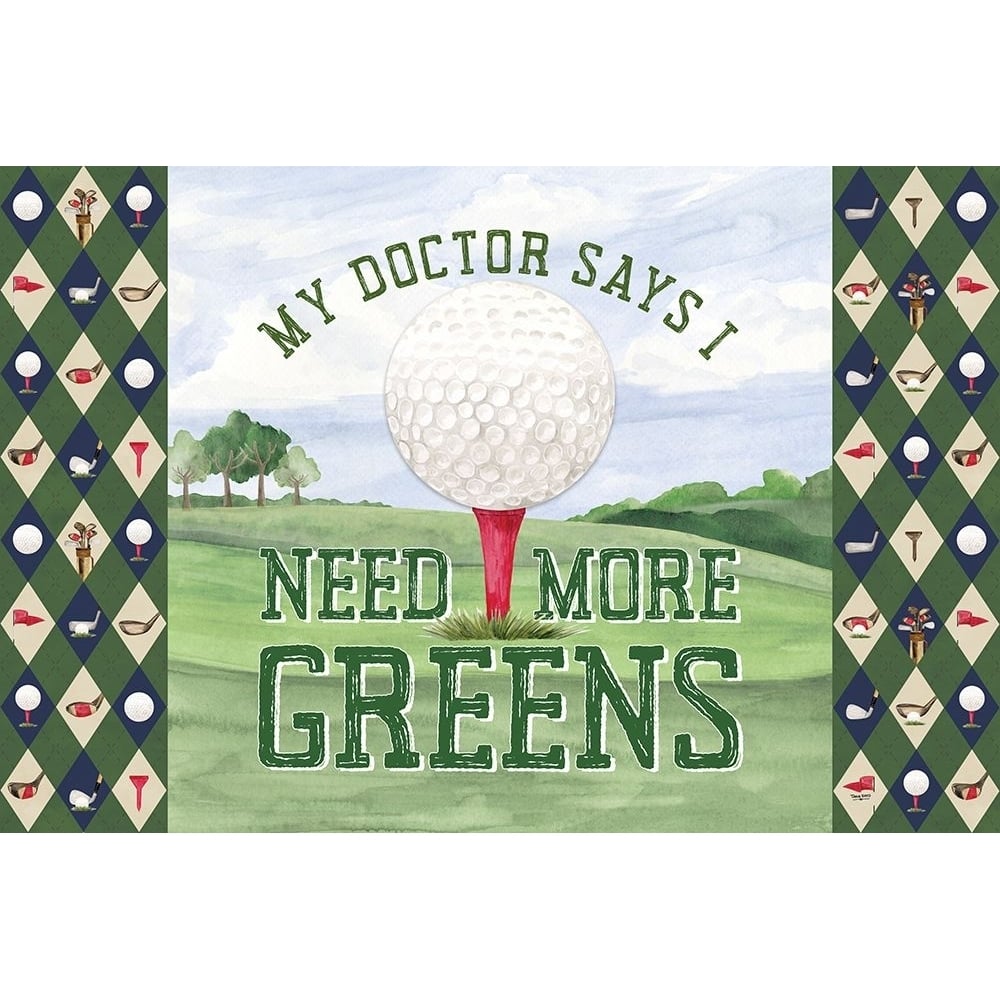 Golf Days landscape III-More Greens Poster Print - Tara Reed-VARPDXRB17257TR Image 1