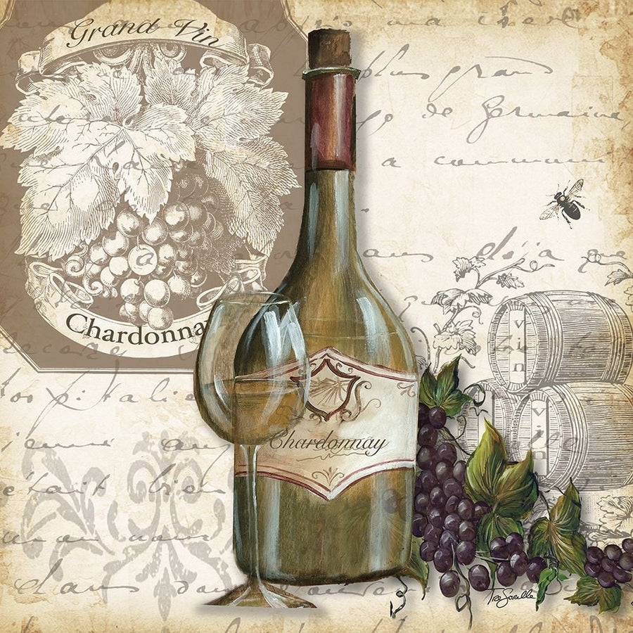 Wine Square II Poster Print - Sorelle Studios Tre-VARPDXRB3237 Image 1