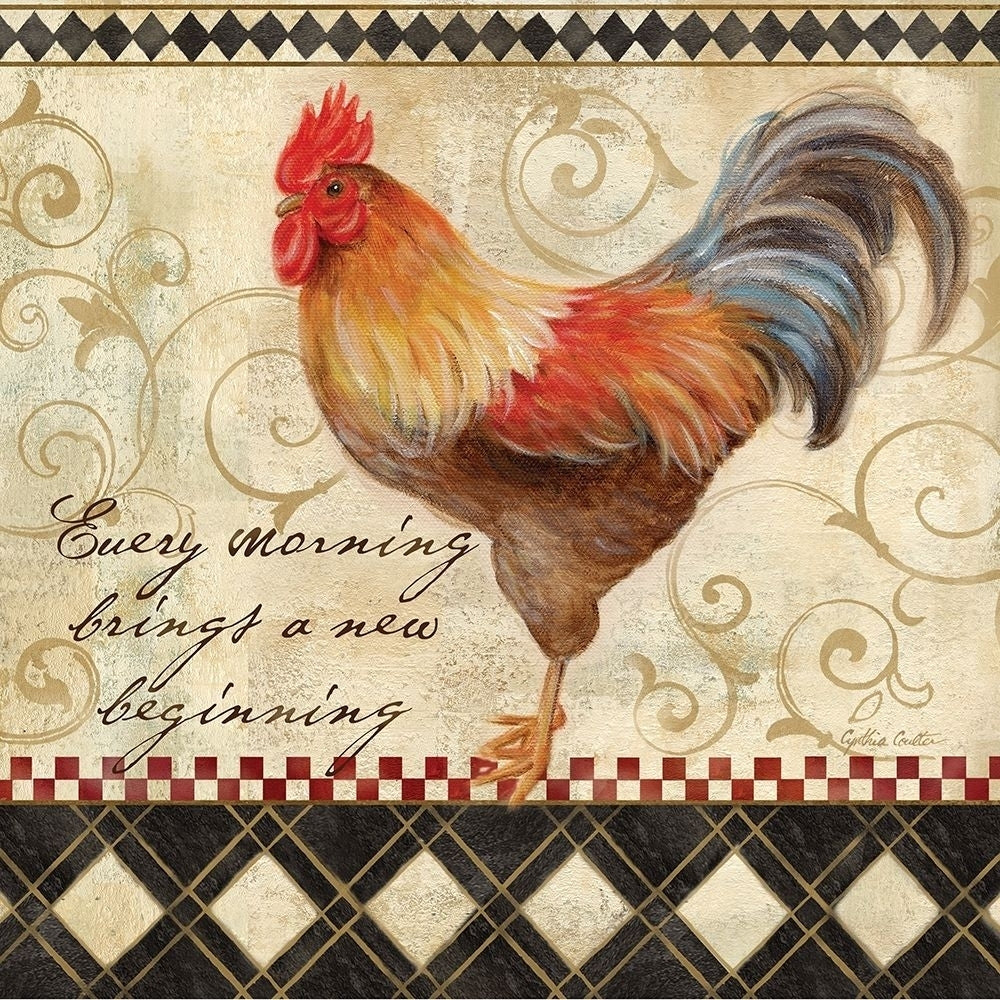 Rooster Sentiment II by Cynthia Coulter-VARPDXRB4466CC Image 1