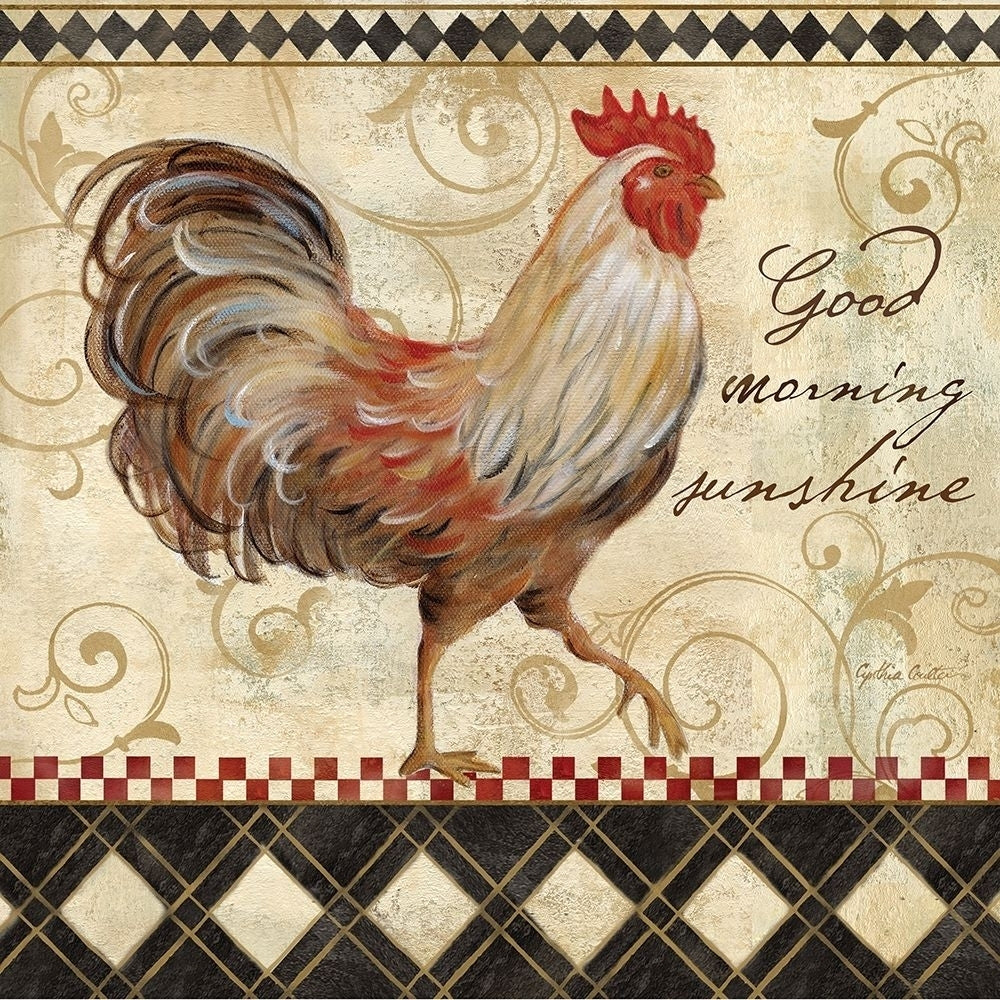 Rooster Sentiment I by Cynthia Coulter-VARPDXRB4465CC Image 1