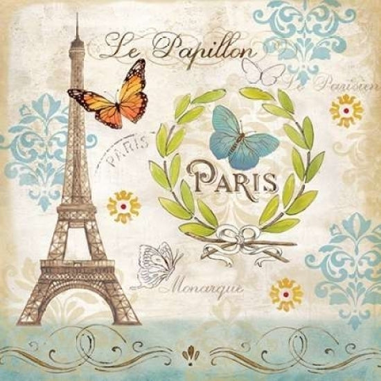 Le Papillon Paris I Poster Print by Cynthia Coulter-VARPDXRB7407CC Image 2