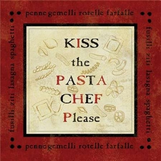 Pasta Sayings III Poster Print by Pamela Gladding-VARPDXRB7617PG Image 1