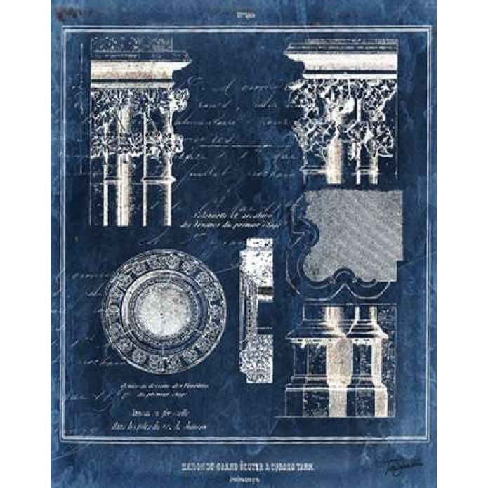 Vintage Blueprints II Poster Print by Tre Sorelle Studios-VARPDXRB7741TS Image 1