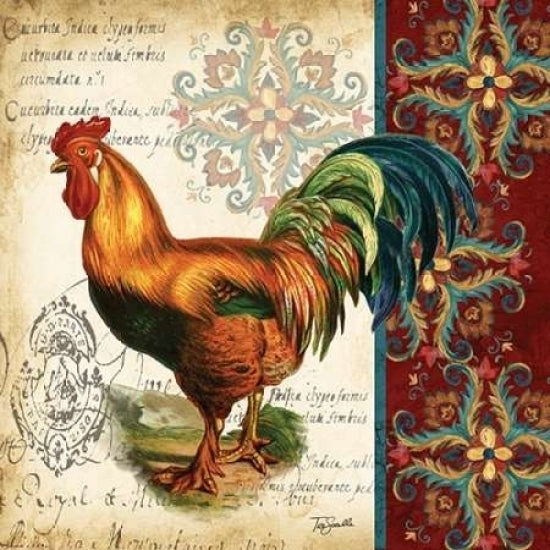 Suzani Rooster II Poster Print by Tre Sorelle Studios-VARPDXRB7739TS Image 2