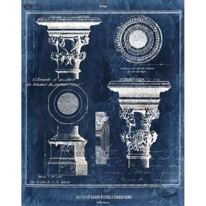 Vintage Blueprints I Poster Print by Tre Sorelle Studios-VARPDXRB7740TS Image 1