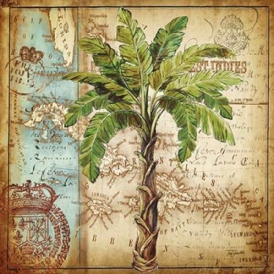 Antique Nautical Palms I Poster Print by Tre Sorelle Studios-VARPDXRB7768TS Image 2