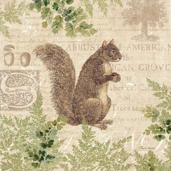 Woodland Trail III - squirrel Poster Print by Pamela Gladding-VARPDXRB7772PG Image 2