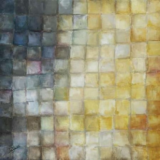 Yellow Gray Mosaics I Poster Print by Tre Sorelle Studios-VARPDXRB7784TS Image 2