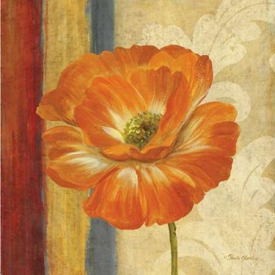 Poppy Tapestry Stripes I Poster Print by Pamela Gladding-VARPDXRB7811PG Image 1