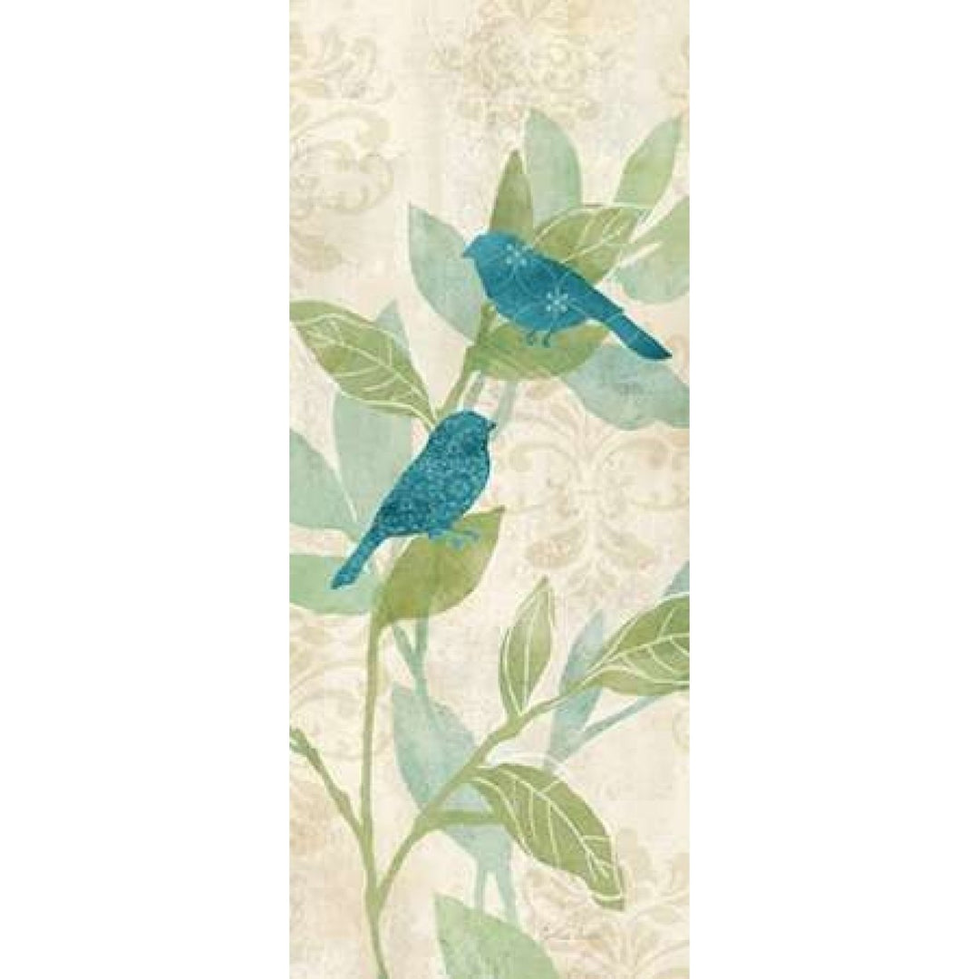 Love Bird Patterns Turquoise Panel I Poster Print by Cynthia Coulter-VARPDXRB7797CC Image 2