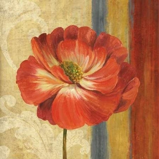 Poppy Tapestry Stripes II Poster Print by Pamela Gladding-VARPDXRB7812PG Image 2