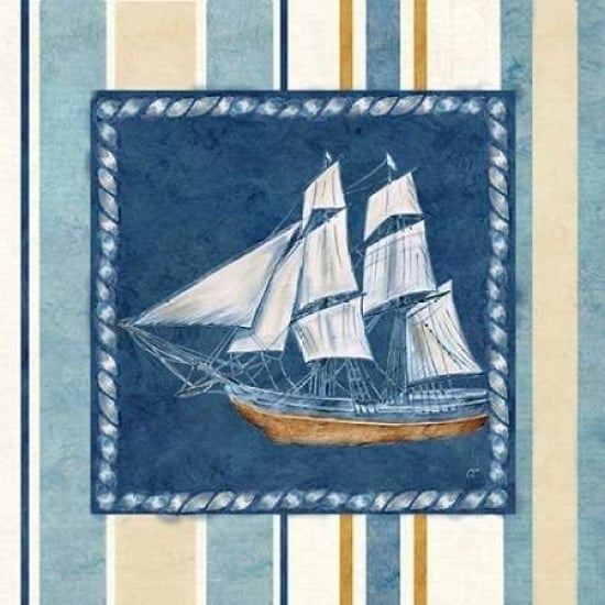 Nautical Stripe II Poster Print by Cynthia Coulter-VARPDXRB7825CC Image 2