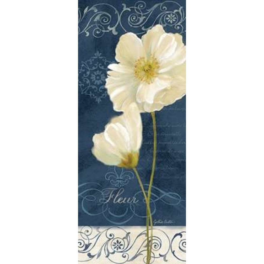 Paris Poppies Navy Blue Panel II Poster Print by Cynthia Coulter-VARPDXRB7814CC Image 2