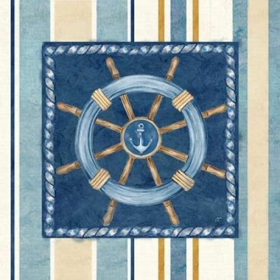 Nautical Stripe IV Poster Print by Cynthia Coulter-VARPDXRB7827CC Image 1