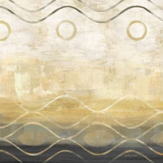 Abstract Waves Black-Gold II Poster Print by Cynthia Coulter-VARPDXRB8096CC Image 2