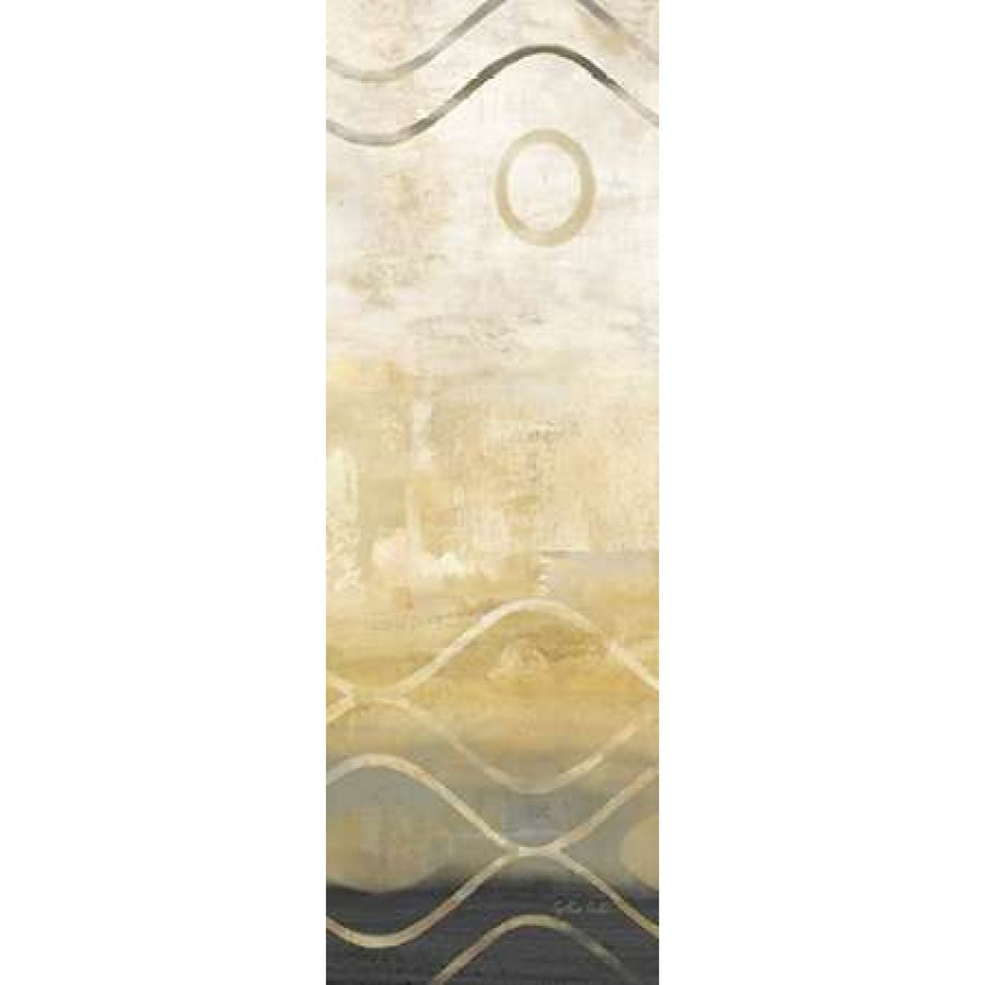 Abstract Waves Black-Gold Panel II Poster Print by Cynthia Coulter-VARPDXRB8100CC Image 1