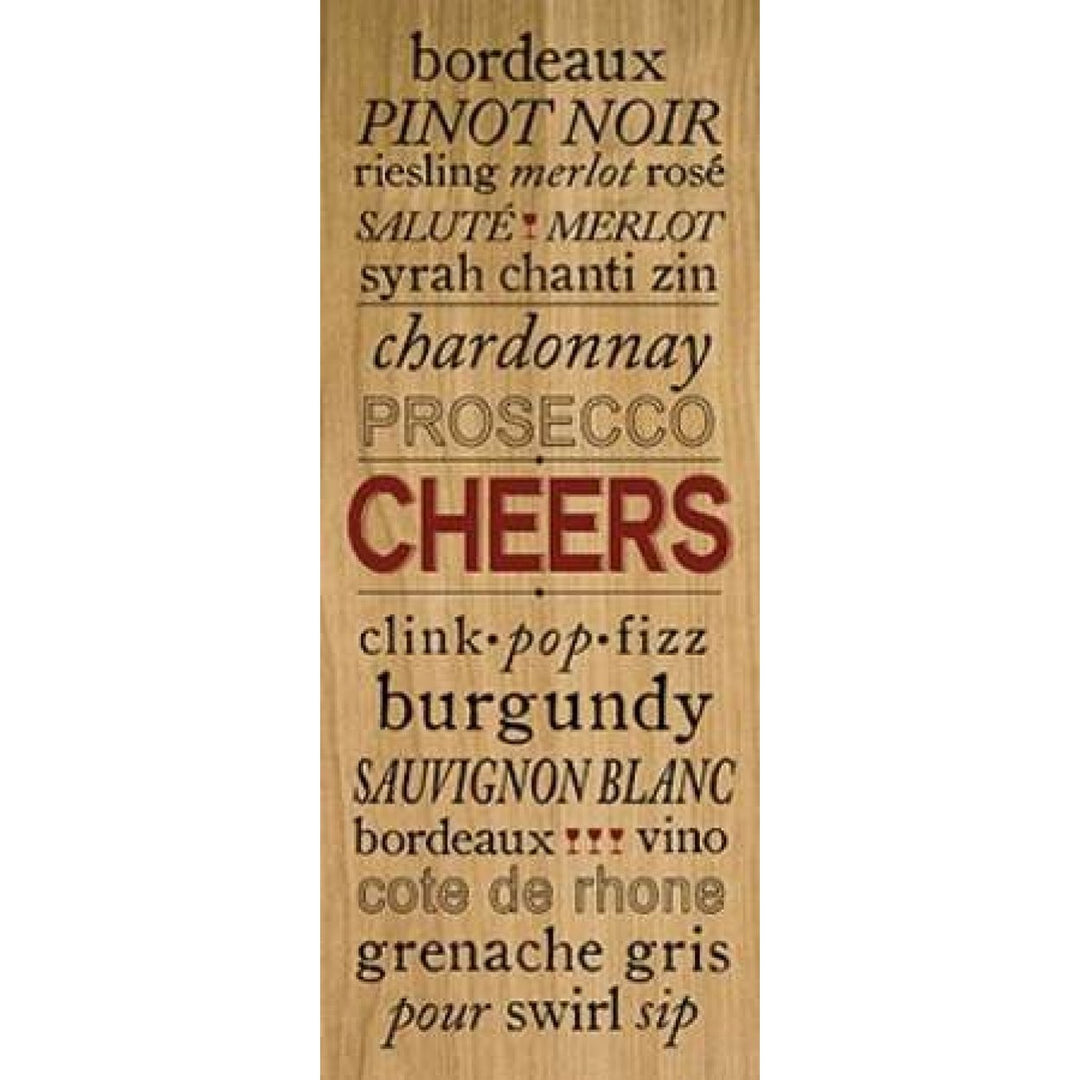 Wine Words II Poster Print by h.artworks-VARPDXRB8177HA Image 1