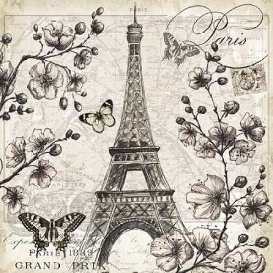 Paris in Bloom I Poster Print by Tre Sorelle Studios-VARPDXRB8281TS Image 2