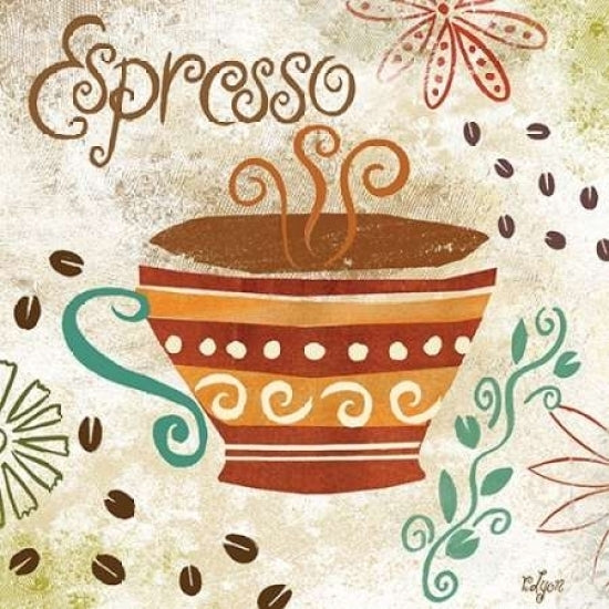 Colorful Coffee III Poster Print by Rebecca Lyon-VARPDXRB8303RL Image 2