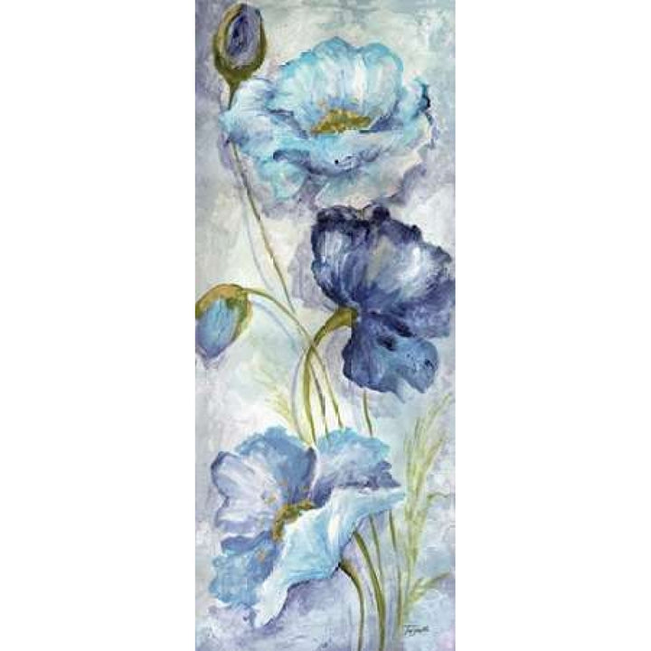 Indigo Poppies II Poster Print by Tre Sorelle Studios-VARPDXRB8627TS Image 1