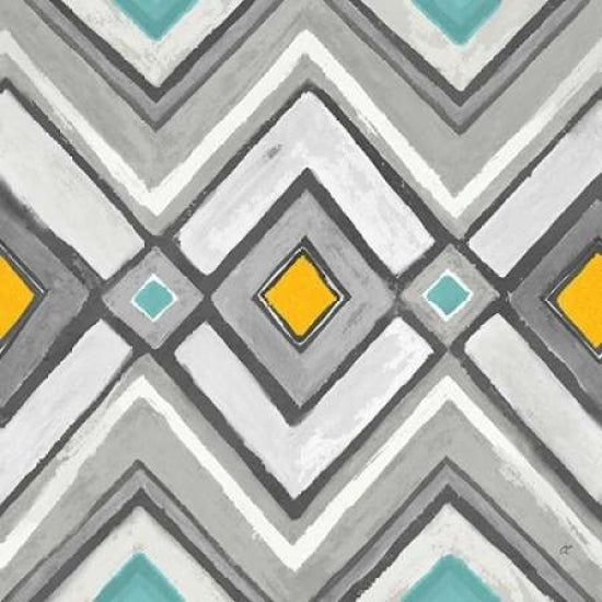 Chevron Tile Black-White II Poster Print by Cynthia Coulter-VARPDXRB8732CC Image 2