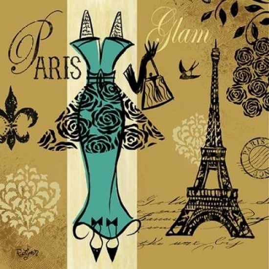 Euro Chic I Poster Print by Rebecca Lyon-VARPDXRB8795RL Image 2