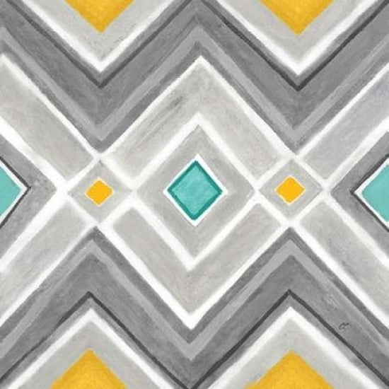 Chevron Tile Black-White I Poster Print by Cynthia Coulter-VARPDXRB8731CC Image 2