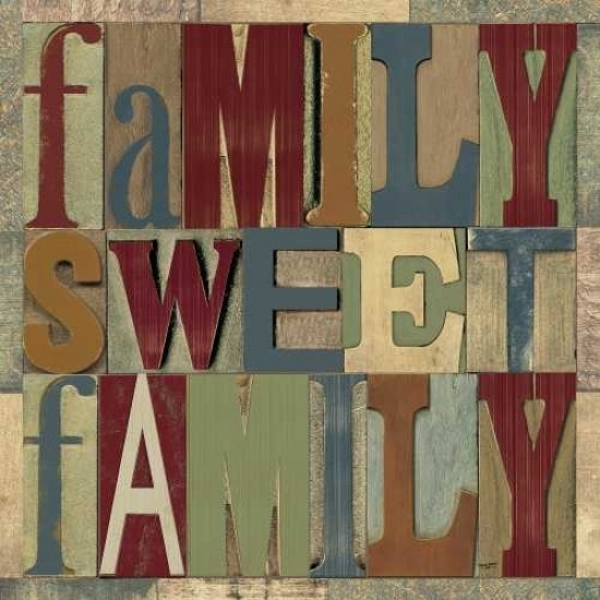 Family Printer Block Sentiments I Poster Print by Tara Reed-VARPDXRB9397TR Image 2