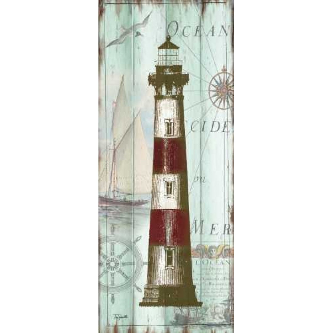 Antique La Mer Lighthouse Panel II Poster Print by Tre Sorelle Studios-VARPDXRB9405TS Image 1