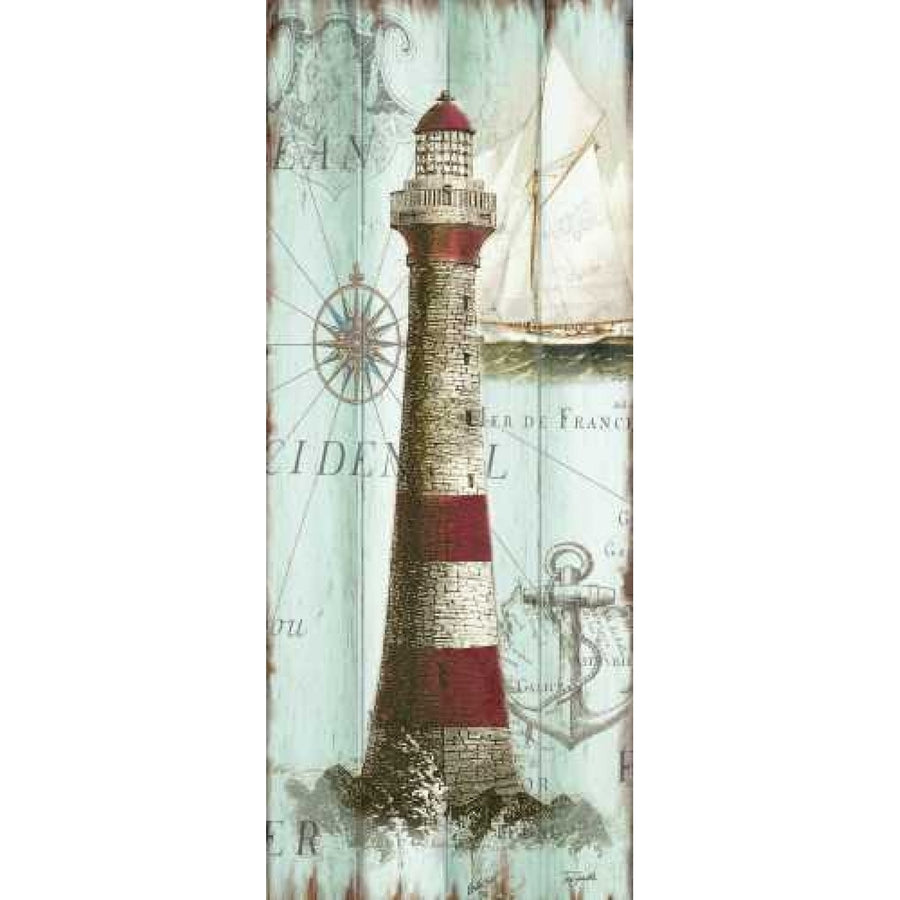 Antique La Mer Lighthouse Panel I Poster Print by Tre Sorelle Studios-VARPDXRB9404TS Image 1