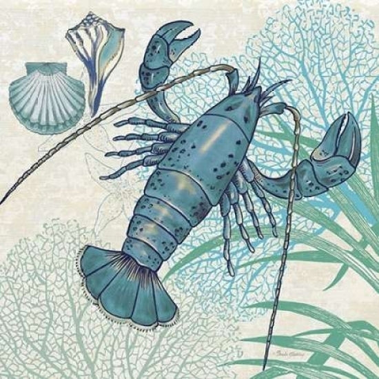 Oceana Indigo Sea Life I Poster Print by Pamela Gladding-VARPDXRB9479PG Image 2