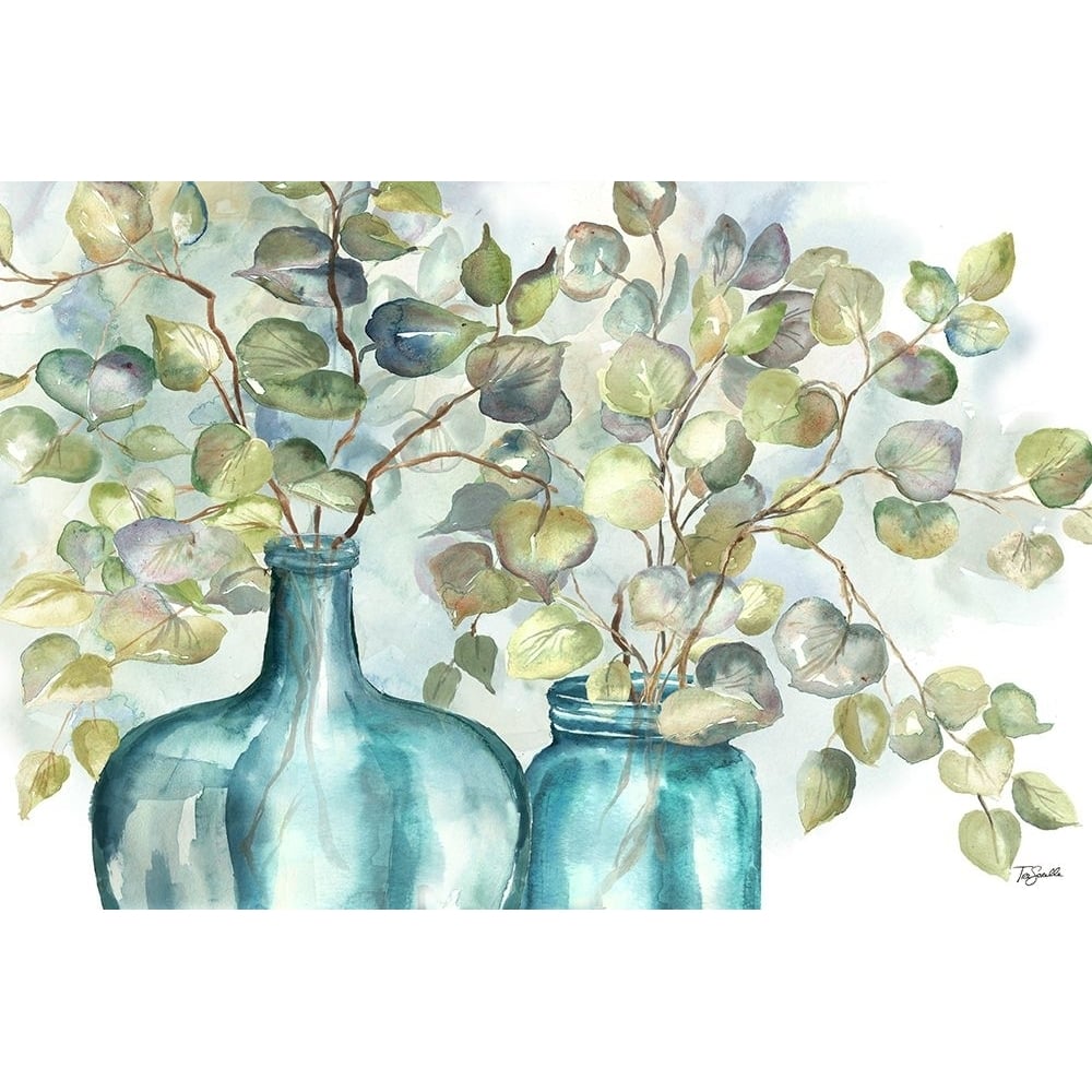 Eucalyptus in Mason Jar I by Tre Sorelle Studios-VARPDXRBEMJ01TS Image 1