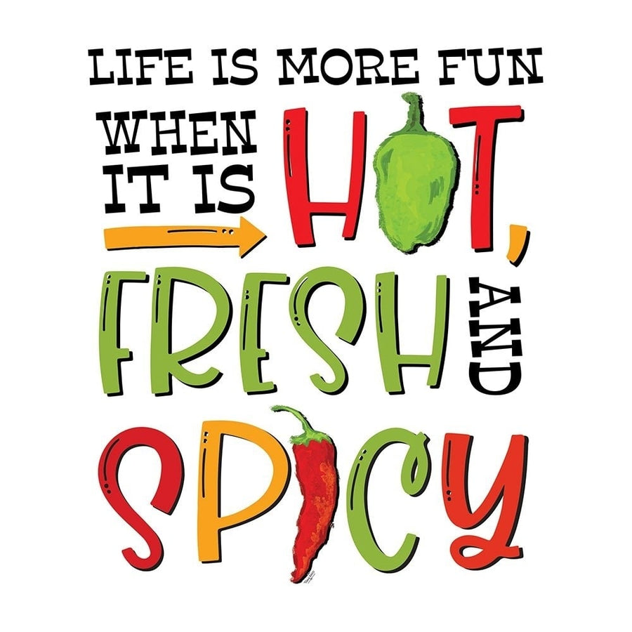 Hot And Spicy I Poster Print - Tara Reed-VARPDXRBHNS01TR Image 1