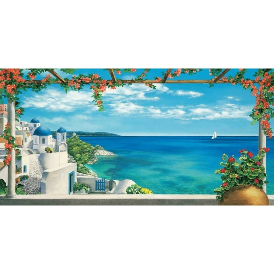 Village in Greece Poster Print by Robert Dominguez-VARPDXRDM5266 Image 1