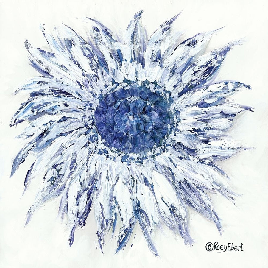 Blue Sunflower Poster Print by Roey Ebert-VARPDXREAR240 Image 1