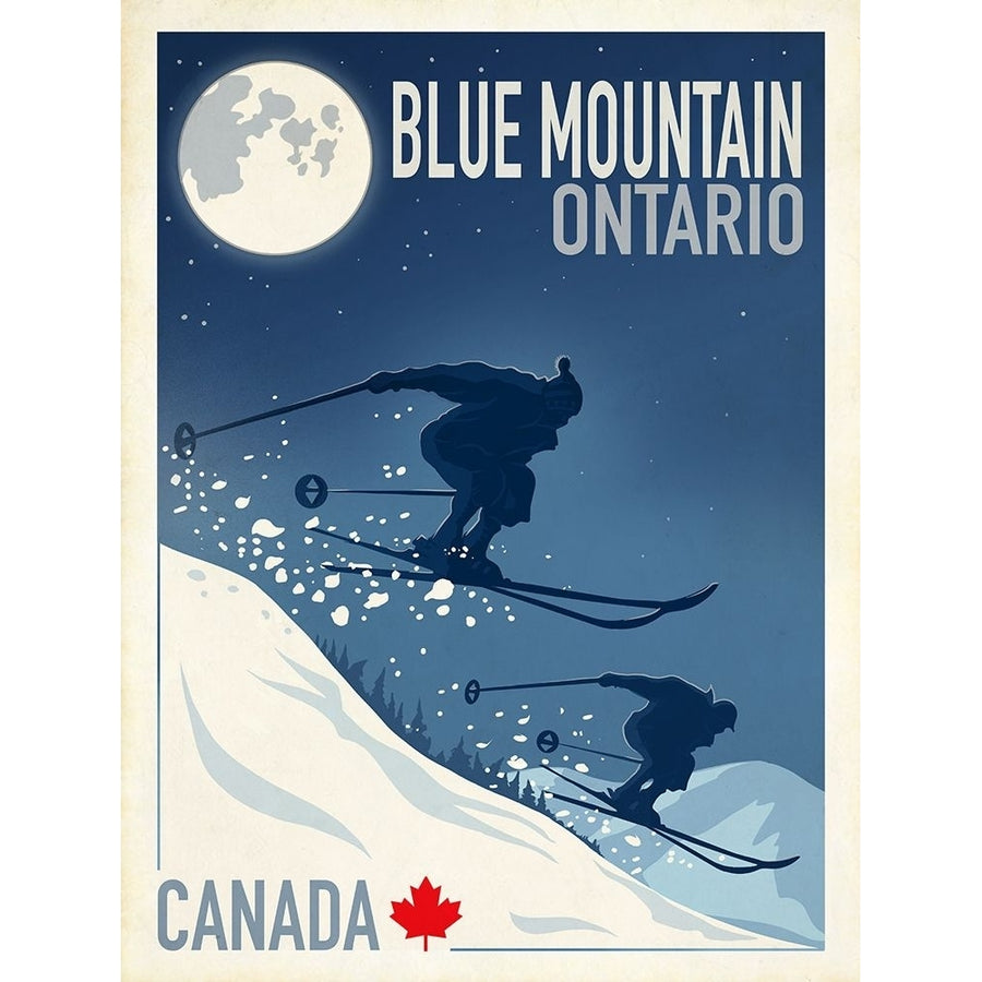 Blue Mountain 1 CC Poster Print - Red Truck Old-VARPDXREDTRX191237 Image 1