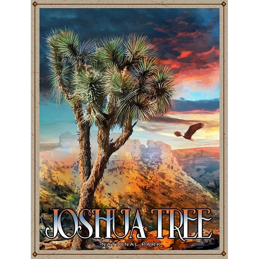 JoshuaTree Poster Print - Red Truck Old-VARPDXREDTRX206627 Image 1