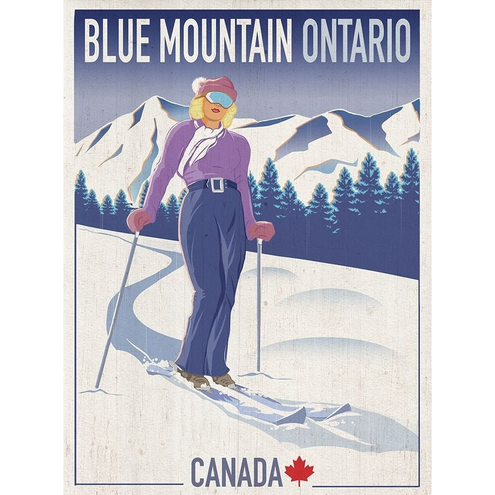 Blue Mountain 2 CC Poster Print - Red Truck Old-VARPDXREDTRX191238 Image 1