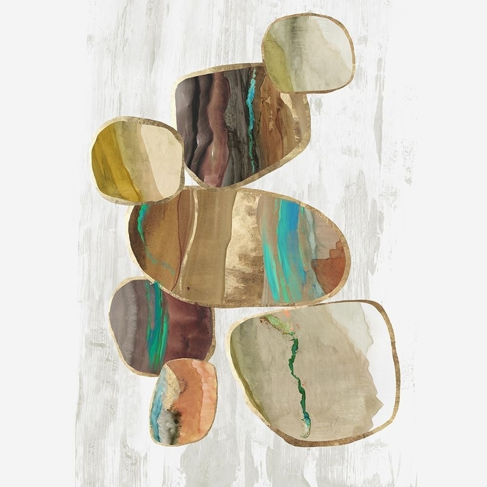 Glided Stones II Poster Print by Tom Reeves-VARPDXRF256A Image 1