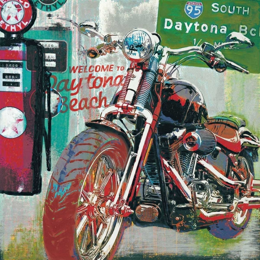 Daytona Beach Poster Print by Ray Foster-VARPDXRFO6186 Image 1