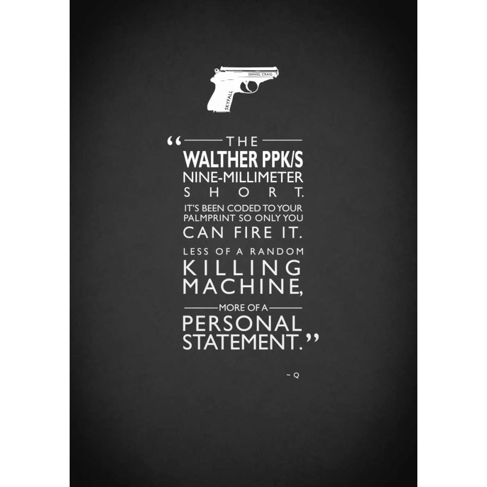 JB Go Skyfall Personal-Stateme Poster Print by Mark Rogan-VARPDXRGN112818 Image 1