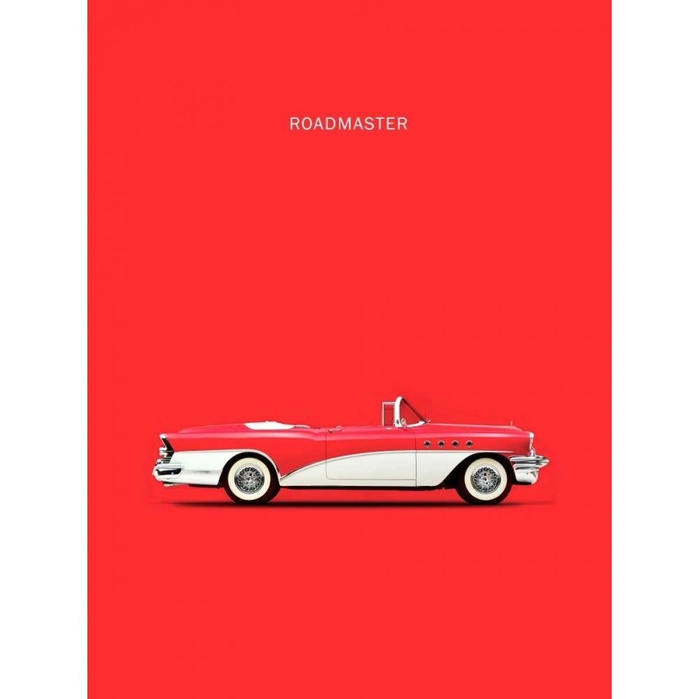 Buick Roadmaster 55 Red Poster Print by Mark Rogan-VARPDXRGN113075 Image 1