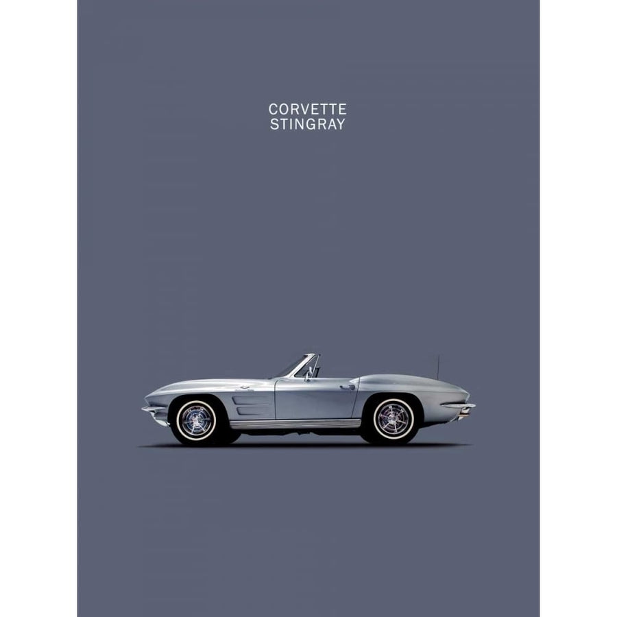 Corvette 1965 Grey Poster Print by Mark Rogan-VARPDXRGN113082 Image 1