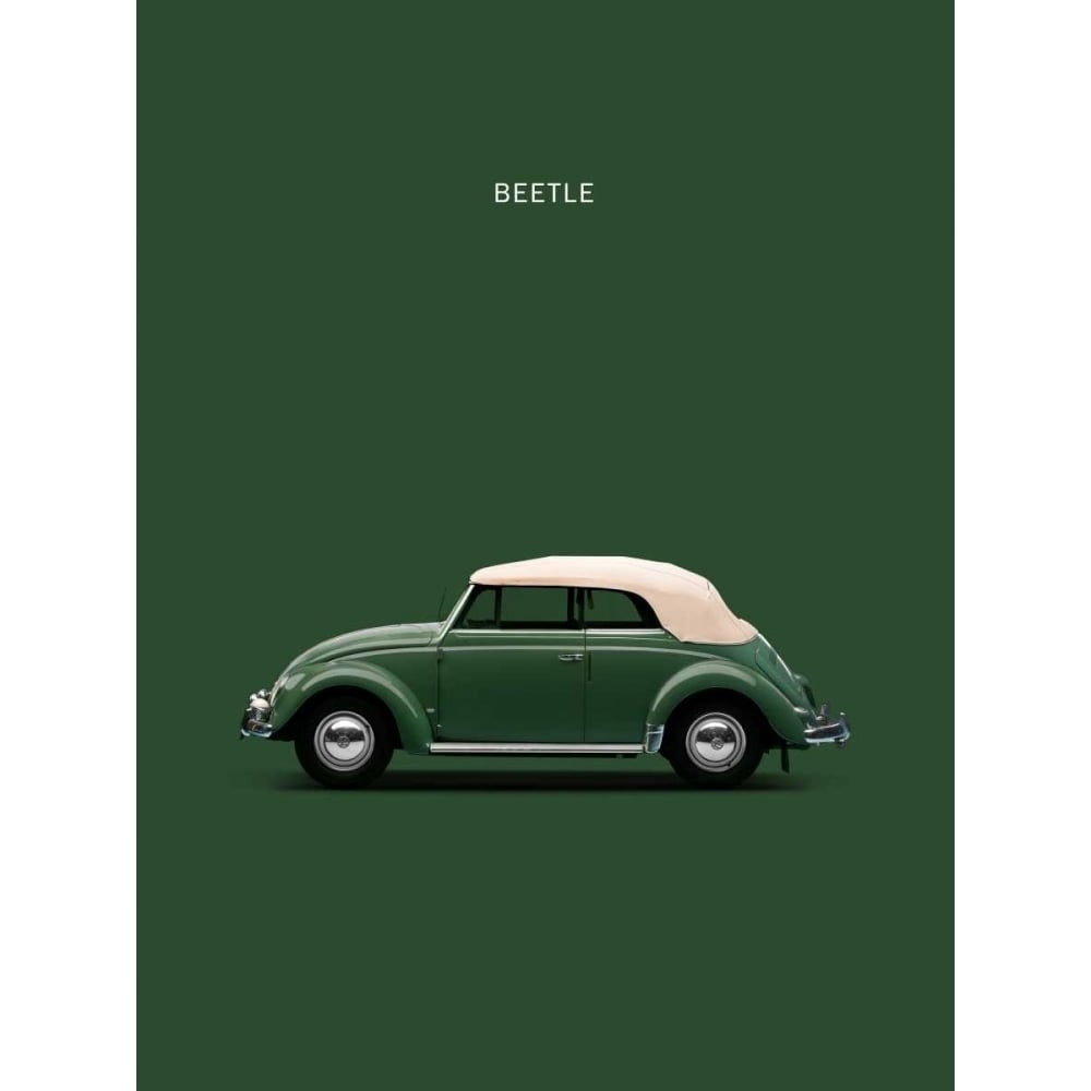 VW Beetle Green 53 Poster Print by Mark Rogan-VARPDXRGN113122 Image 1