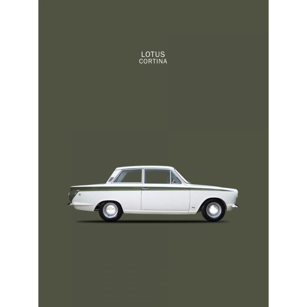 Ford Lotus Cortina Mk1 1966 Poster Print by Mark Rogan-VARPDXRGN113237 Image 1