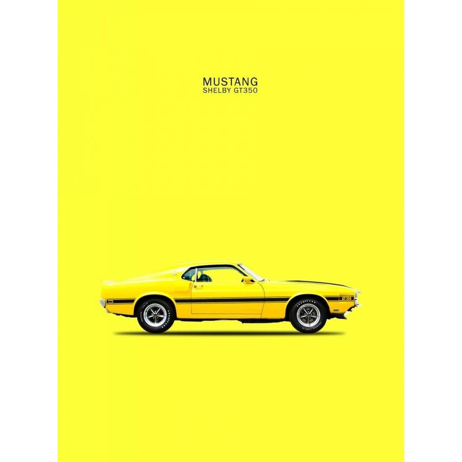 Mustang Shelby GT350 69 Yellow Poster Print by Mark Rogan-VARPDXRGN113238 Image 1