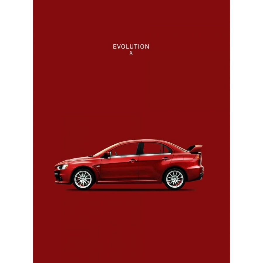 Mitsubishi Lancer Evolution X Poster Print by Mark Rogan-VARPDXRGN113248 Image 1