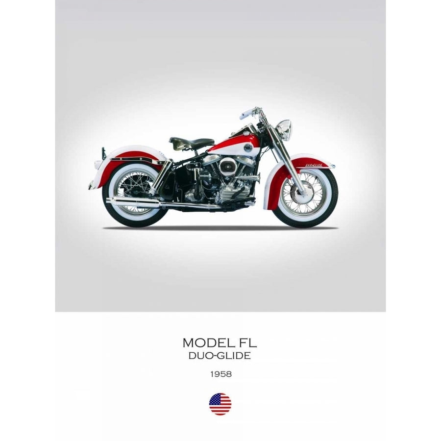 Harley Davidson Model FL Duo G Poster Print by Mark Rogan-VARPDXRGN113675 Image 1