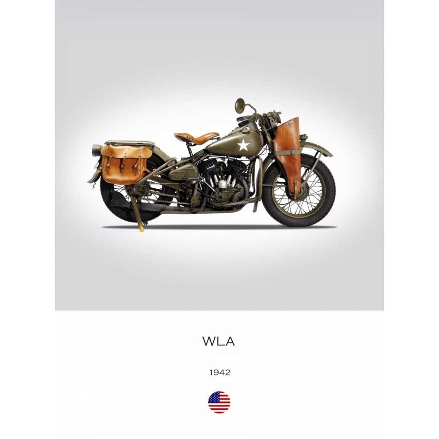 Harley Davidson WLA 1942 Poster Print by Mark Rogan-VARPDXRGN113686 Image 1